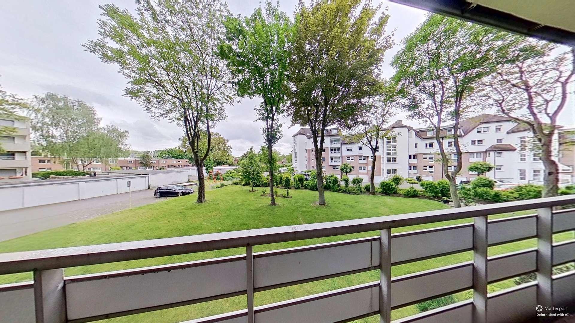 Blick vom Balkon