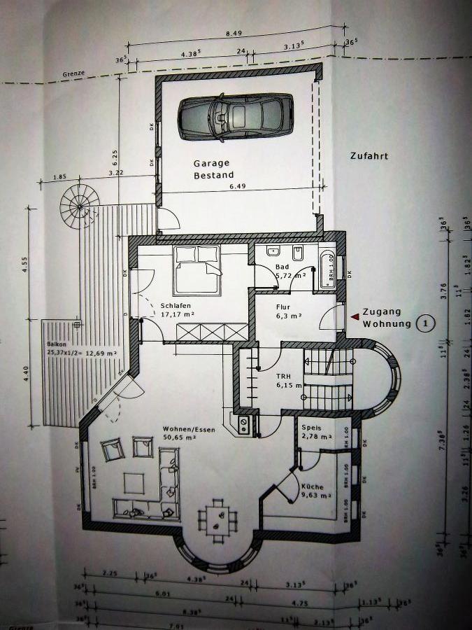 Grundriss Wo 1 EG