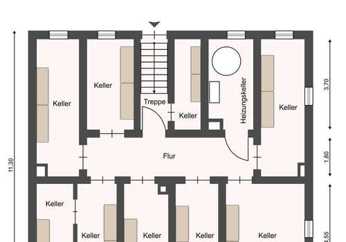 Grundriss Keller