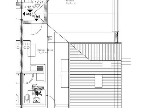 Grundriss Wohnung 6 - DG