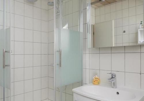 Dusche im Bad