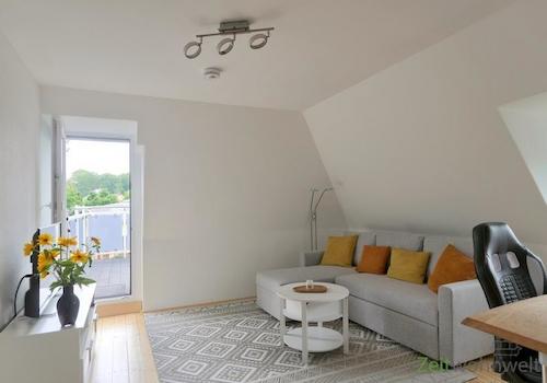 Blick ins Wohnzimmer