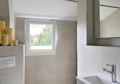 neues Bad mit bodentiefer Dusche