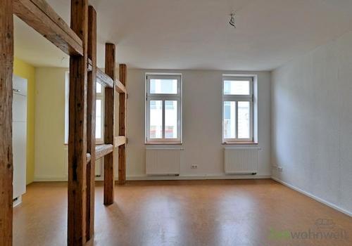Holzbalken im Wohnzimmer