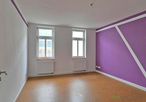Blick ins Schlafzimmer