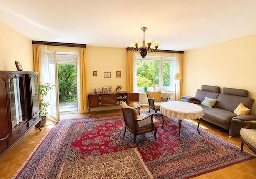 Blick in das Wohnzimmer