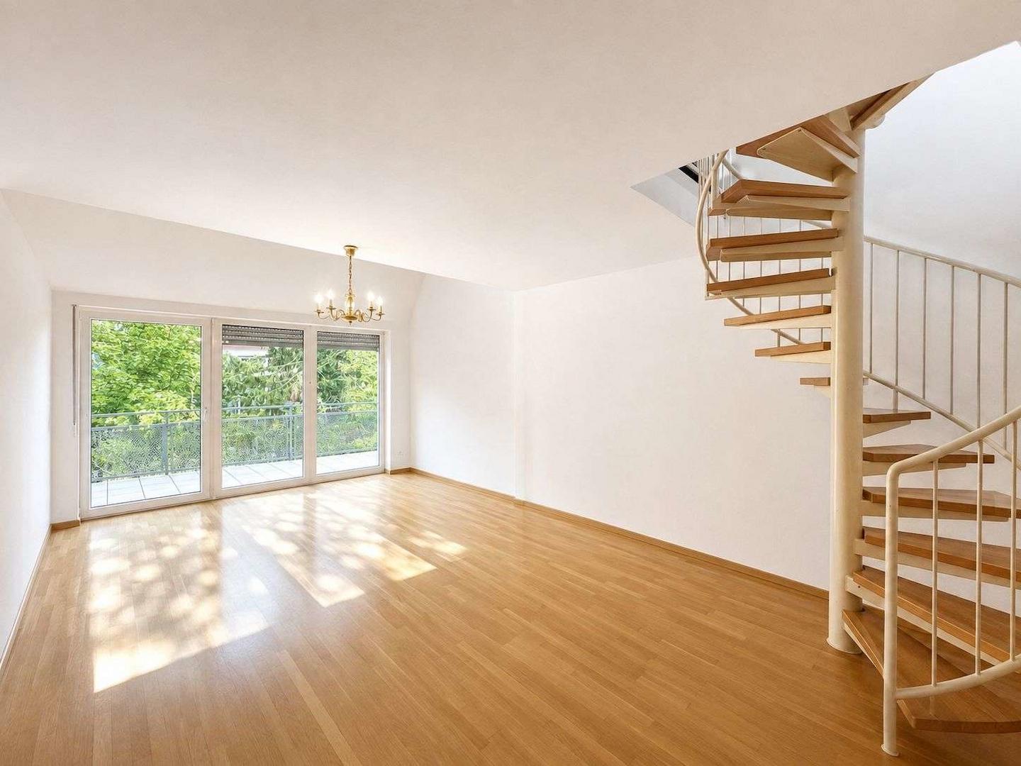 Blick in das Wohnzimmer