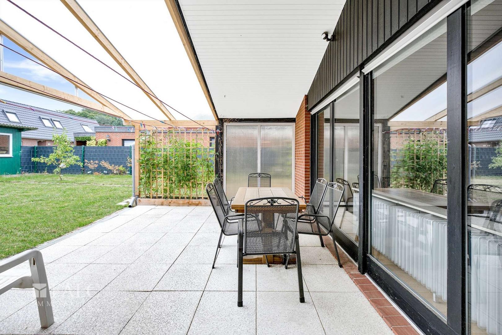 Überdachte Terrasse