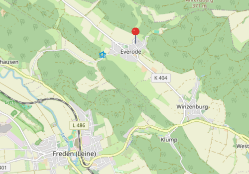 Lage in Everode