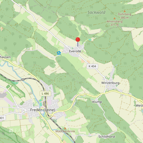 Lage in Everode
