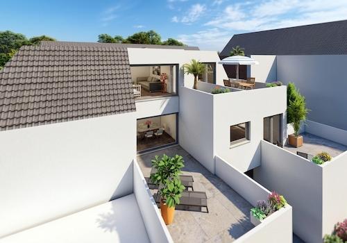 Visualisierung (Mehrfamilienhaus Teil B)