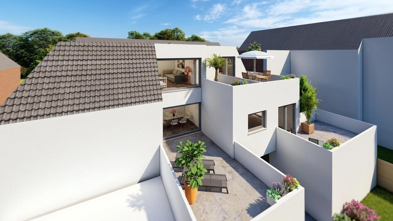 Visualisierung (Mehrfamilienhaus Teil B)