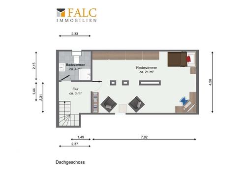 Grundriss Dachgeschoss