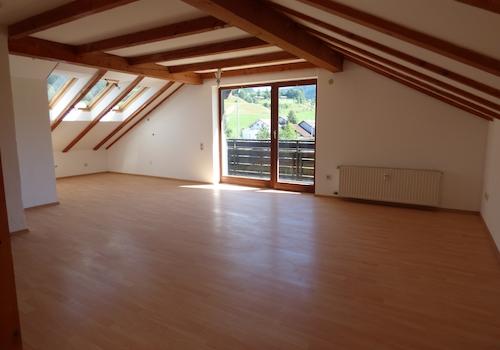 Wohnzimmer mit Küche