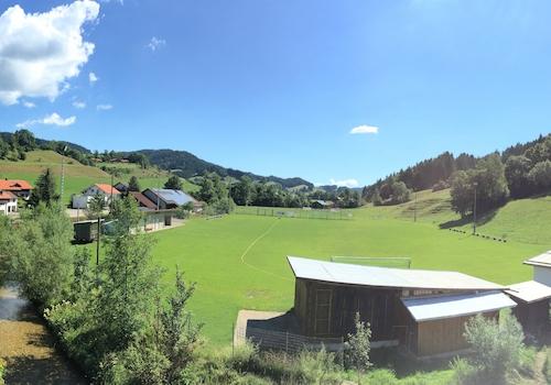 Blick vom Balkon
