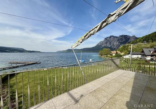 Balkon mit Sonnensegel