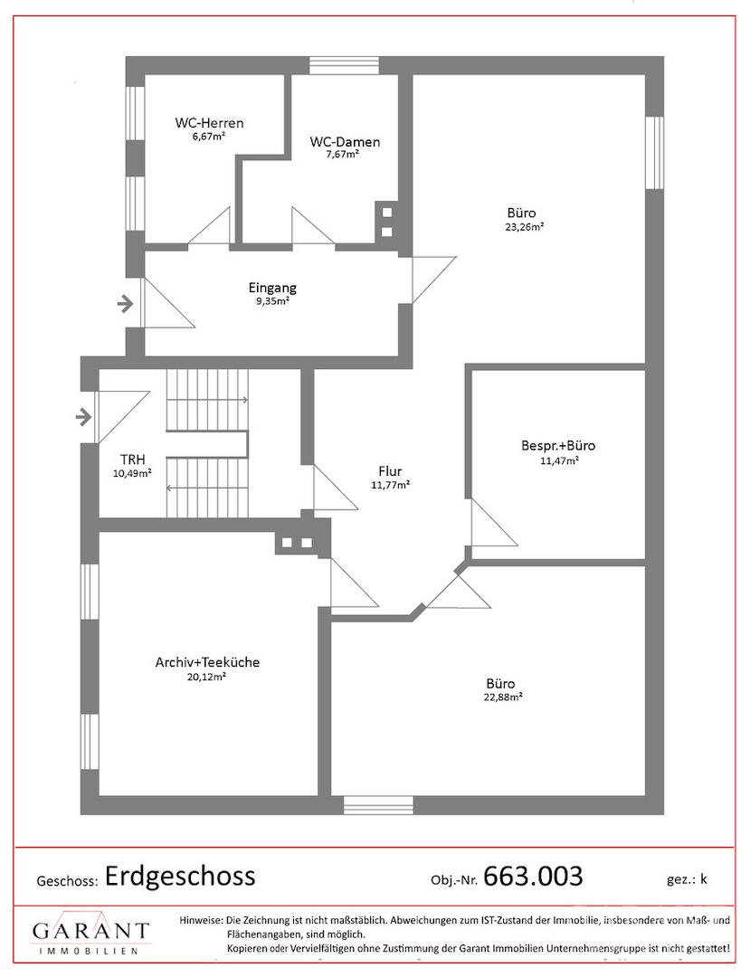 Grundriss Erdgeschoß