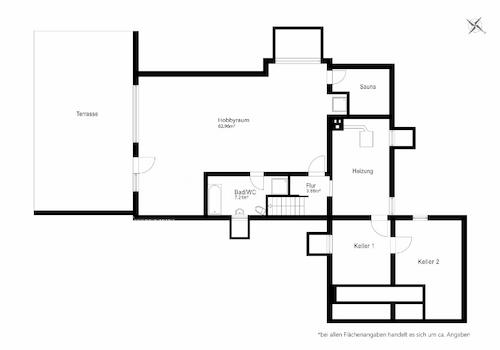 Grundriss Untergeschoss