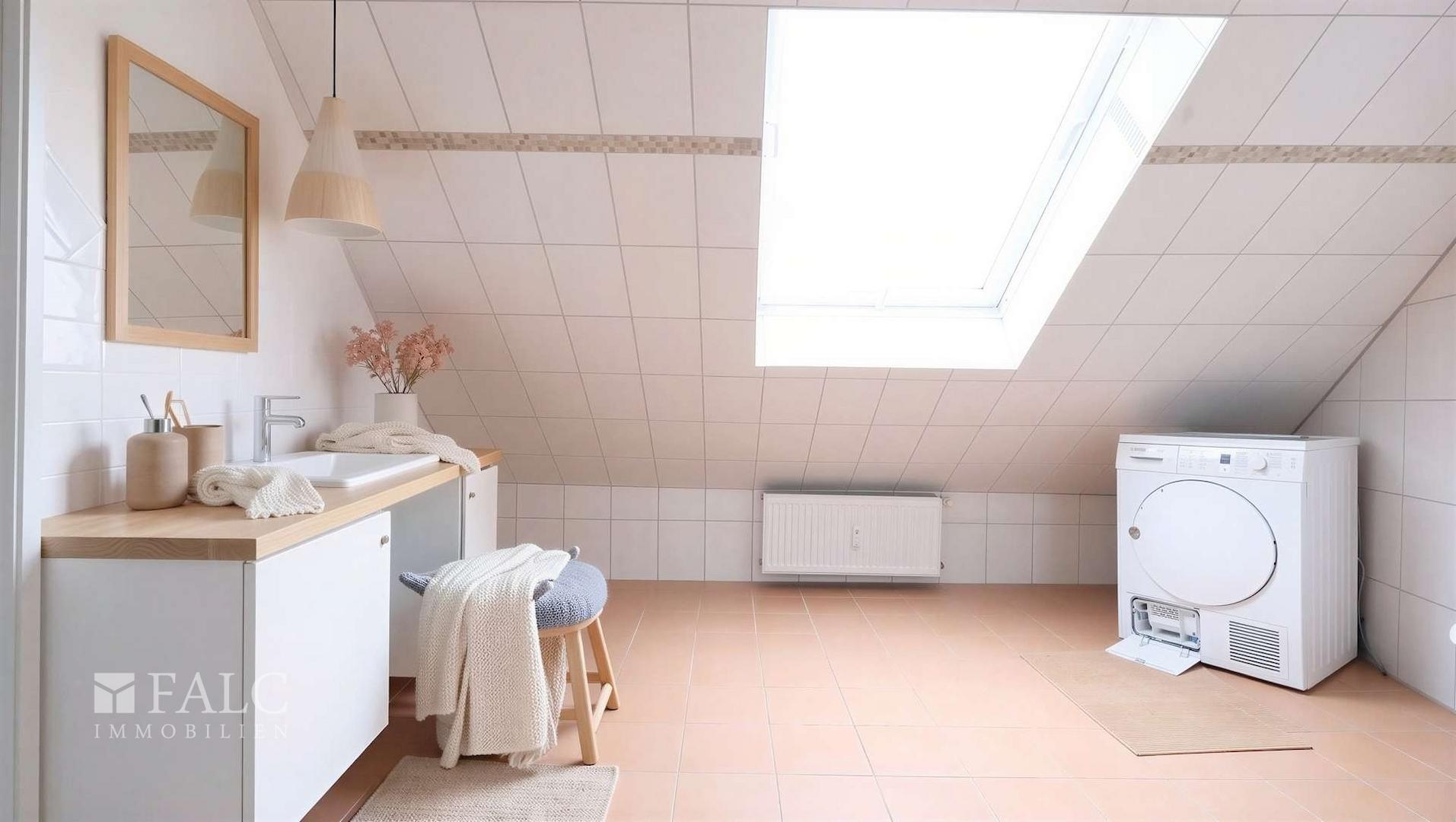 Badezimmer 2 DG - (KI generiert)
