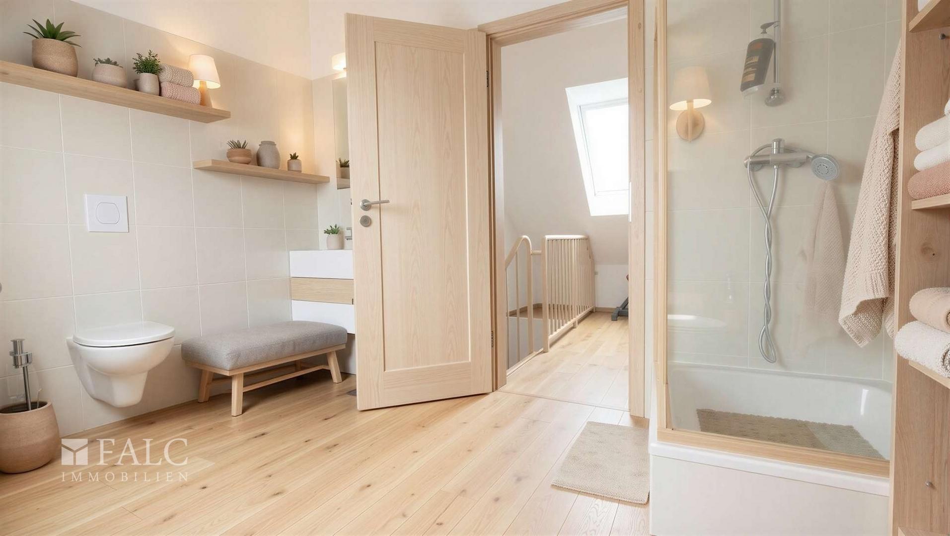 Badezimmer 2 DG - (KI generiert)
