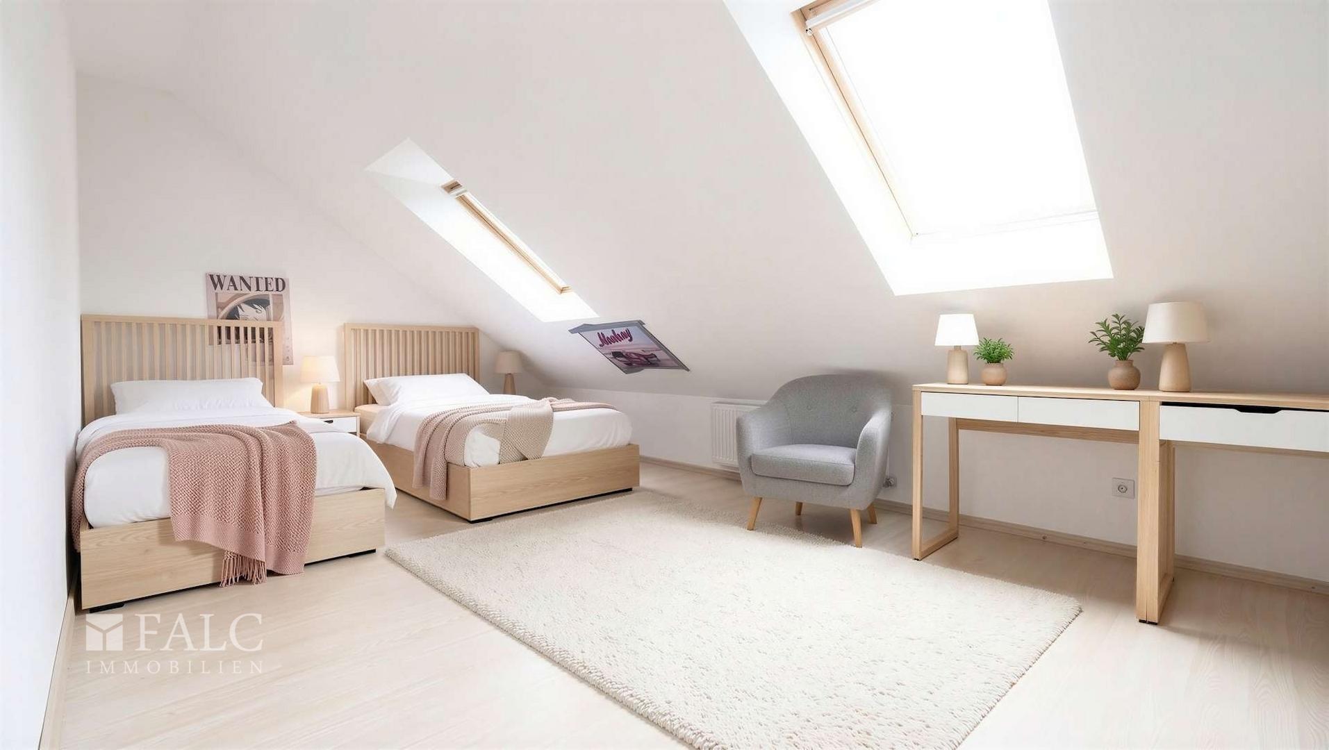 Schlafzimmer DG - (KI generiert)