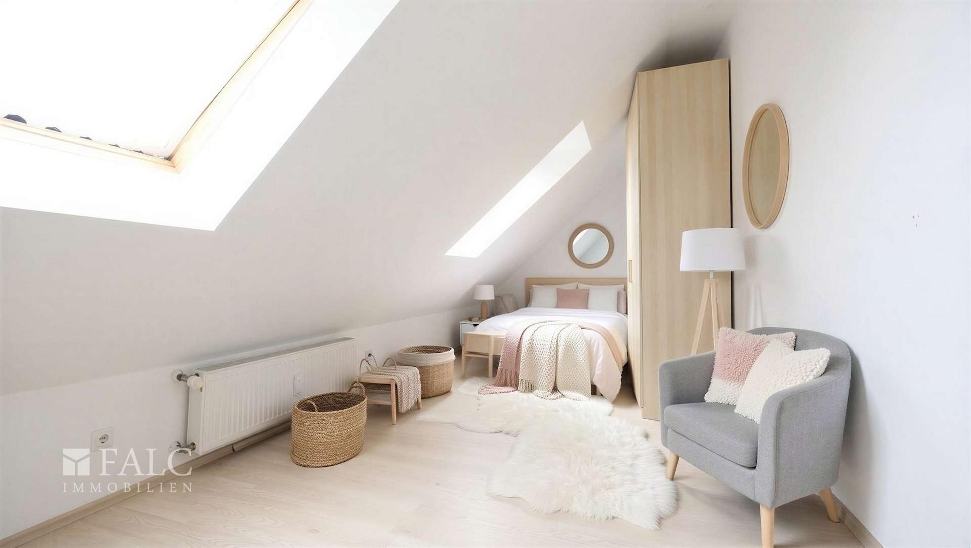 Schlafzimmer DG - (KI generiert)