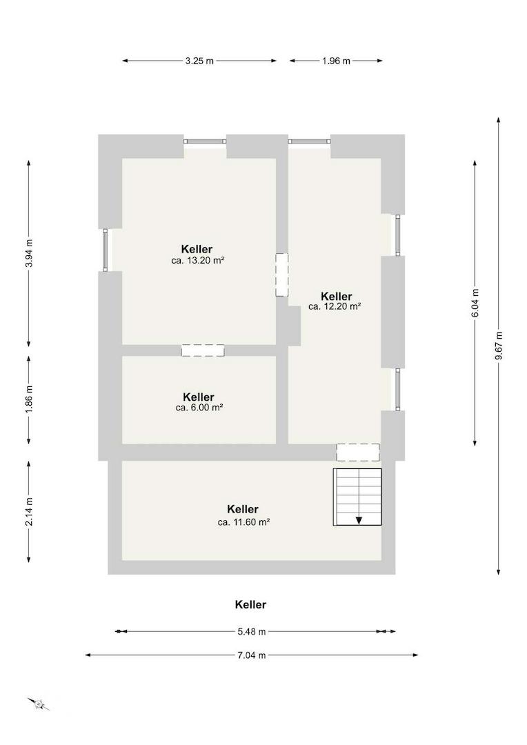 Grundriss Keller