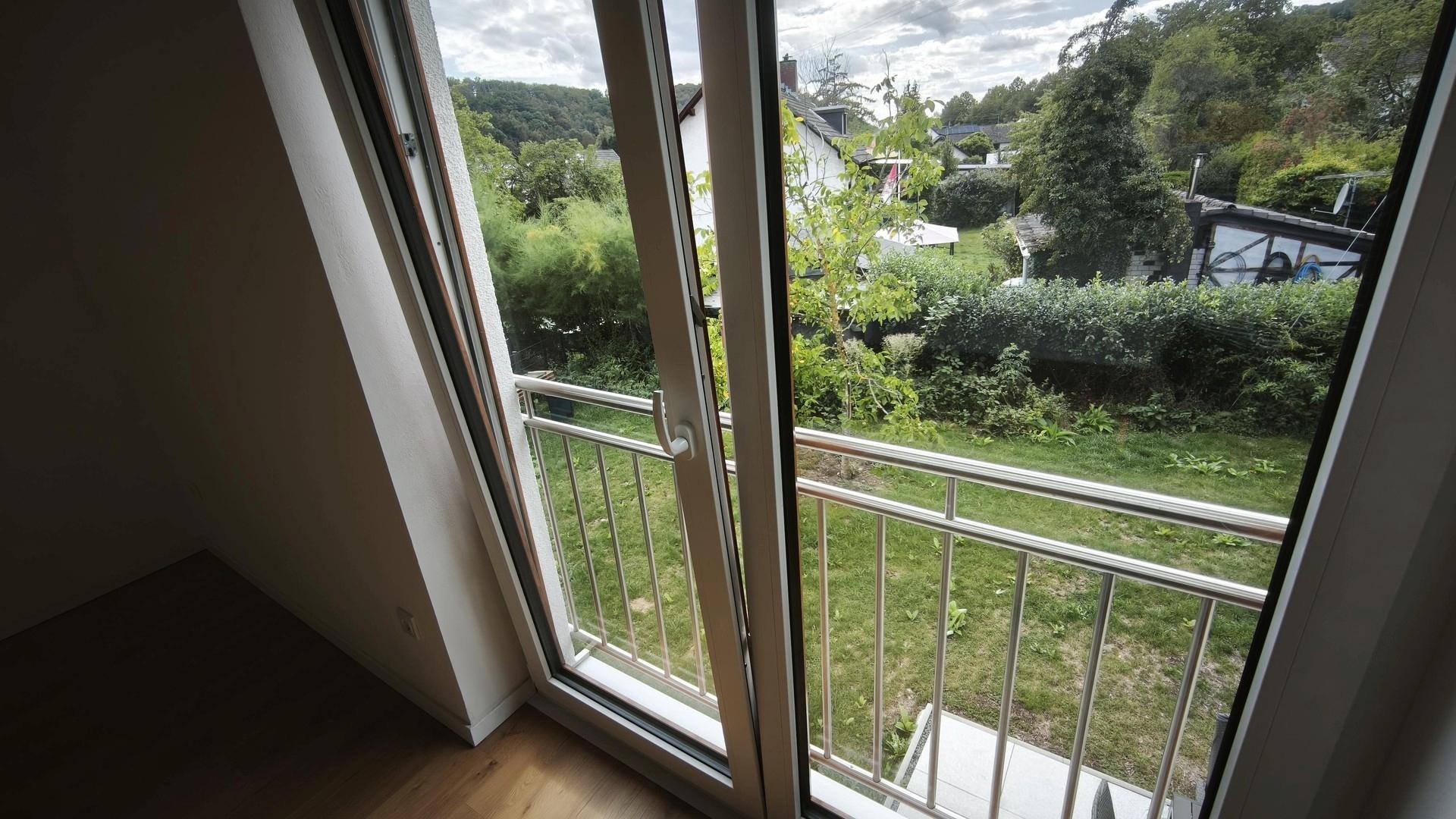 Wohnzimmer Blick in den Garten