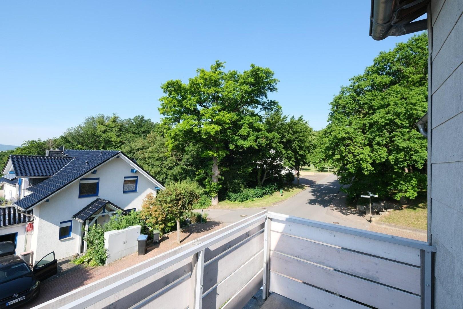 Ausblick vom Balkon