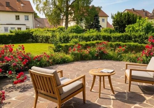 Terrasse mit Südgarten