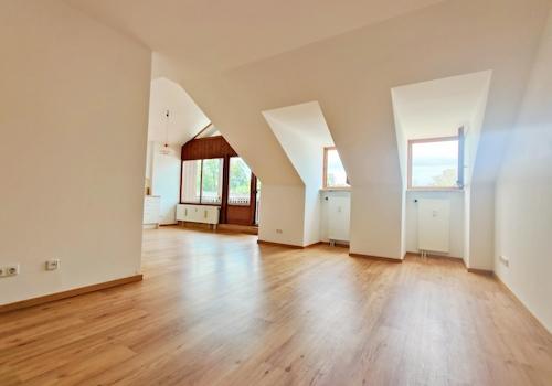 Blick vom Wohnzimmer