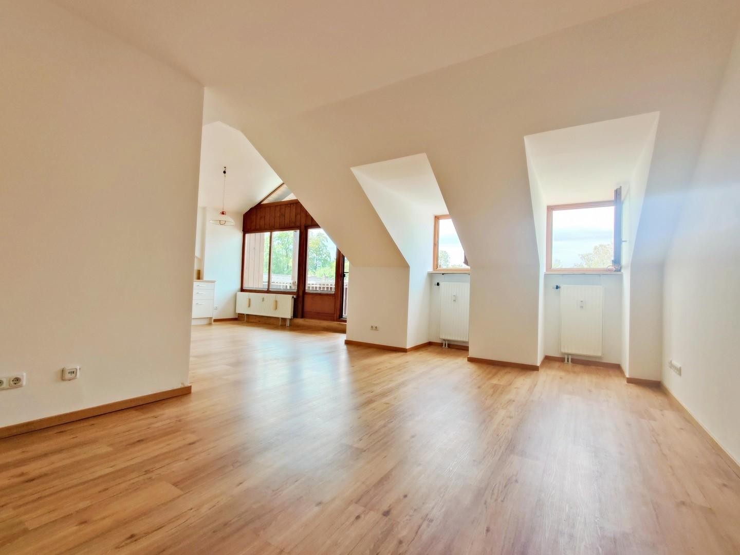 Blick vom Wohnzimmer