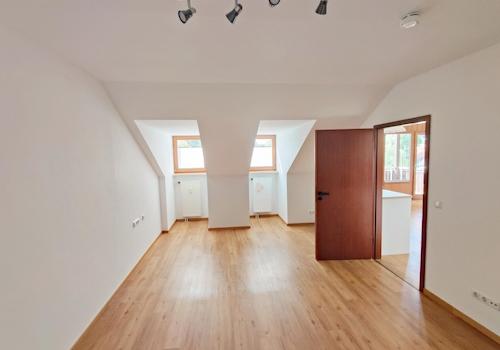 Blick im Schlafzimmer 