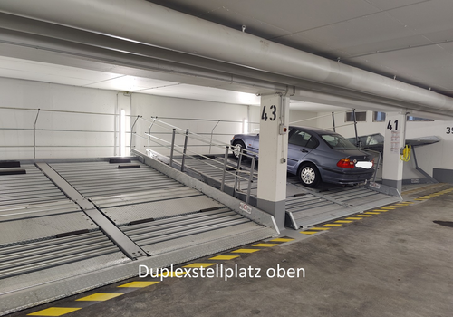 Duplex-Stellplatz oben