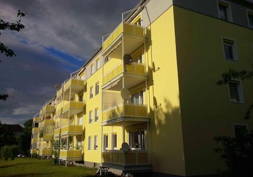 Außenansicht Balkonseite Süd