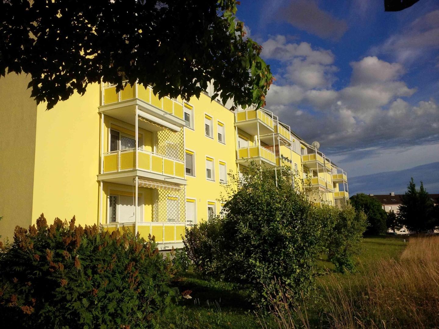 Außenansicht Balkonseite West