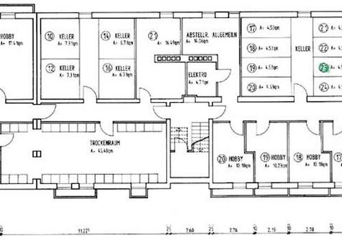 Grundriss UG Kellerraum