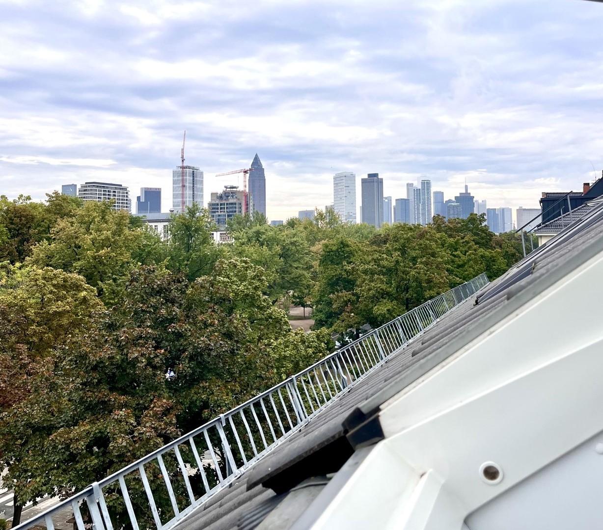 Blick auf Frankfurts Skyline