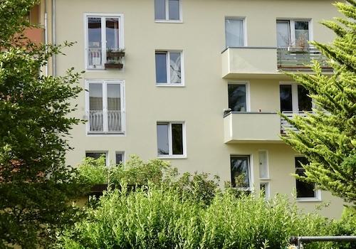 Hausansicht vom Garten