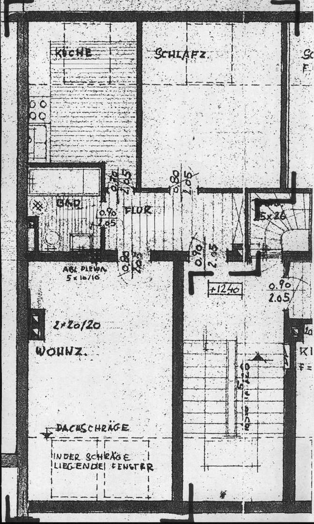 Grundriss der Wohnung