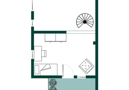 Plan Arbeitszimmer