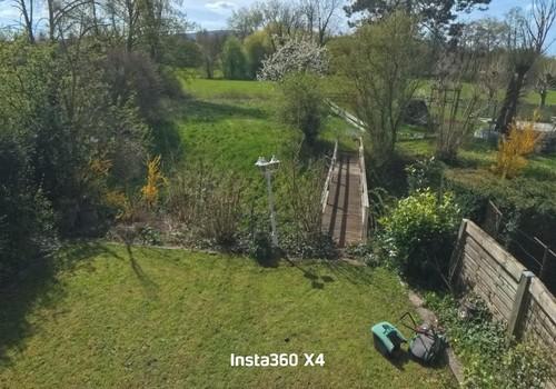 Blick aus Wohnzimmer