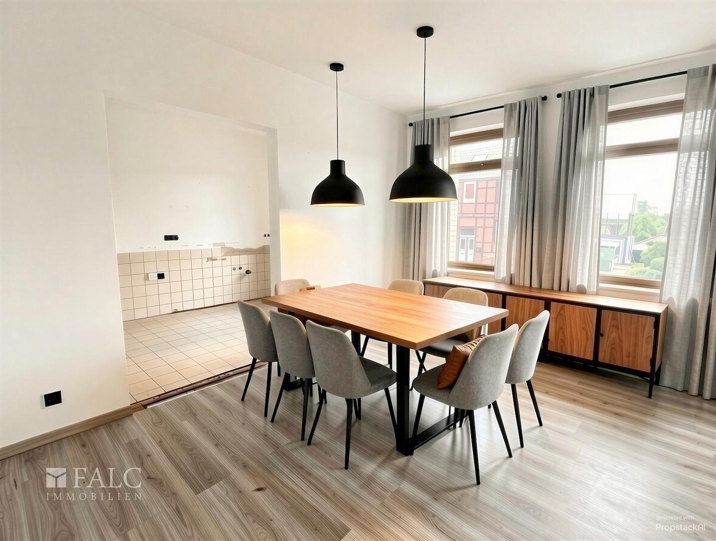 Esszimmer zur Küche könnte so aussehen