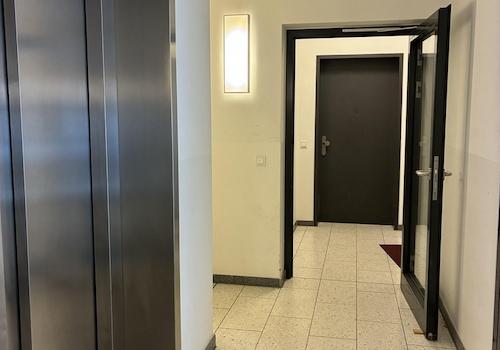 Aufzug Blick zur Wohnung