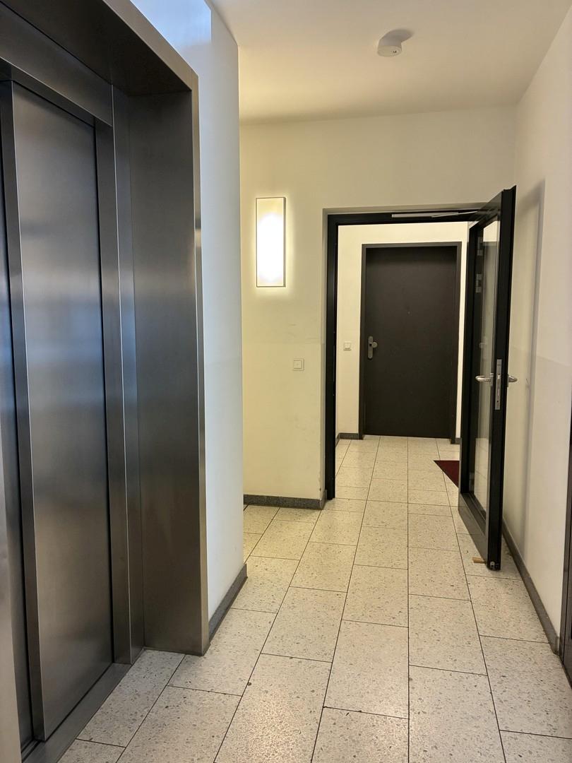 Aufzug Blick zur Wohnung