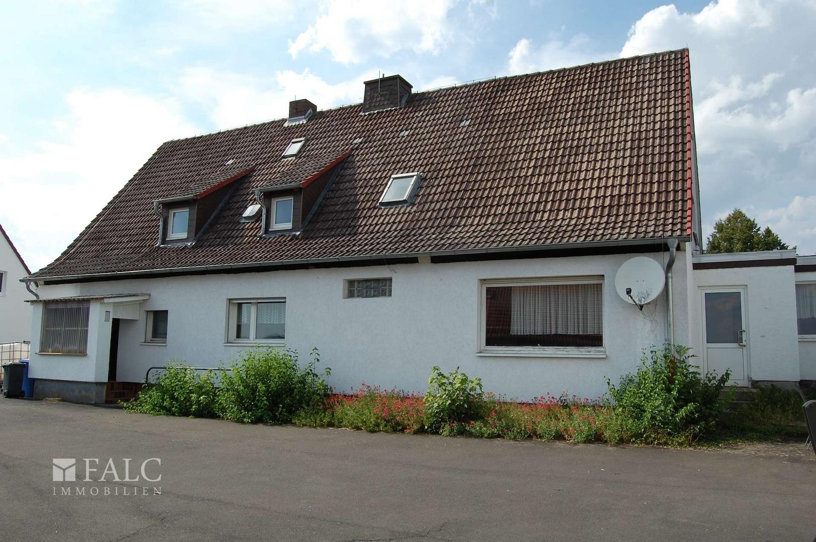 Haus von hinten