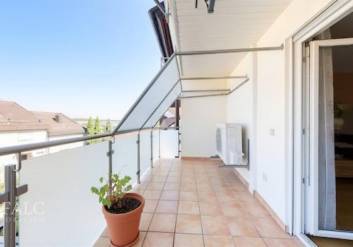 Balkon vom Wohnzimmer