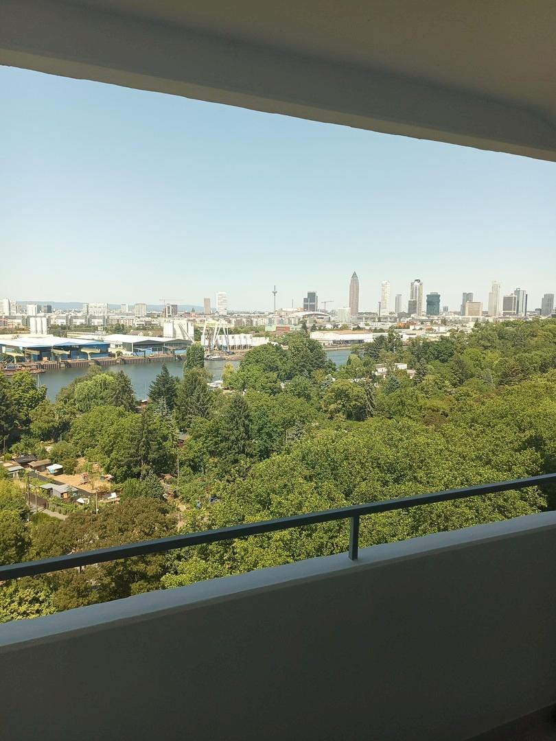Blick vom Balkon