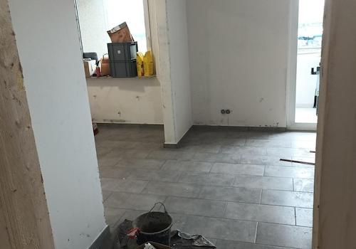 Wohnzimmer und Küche