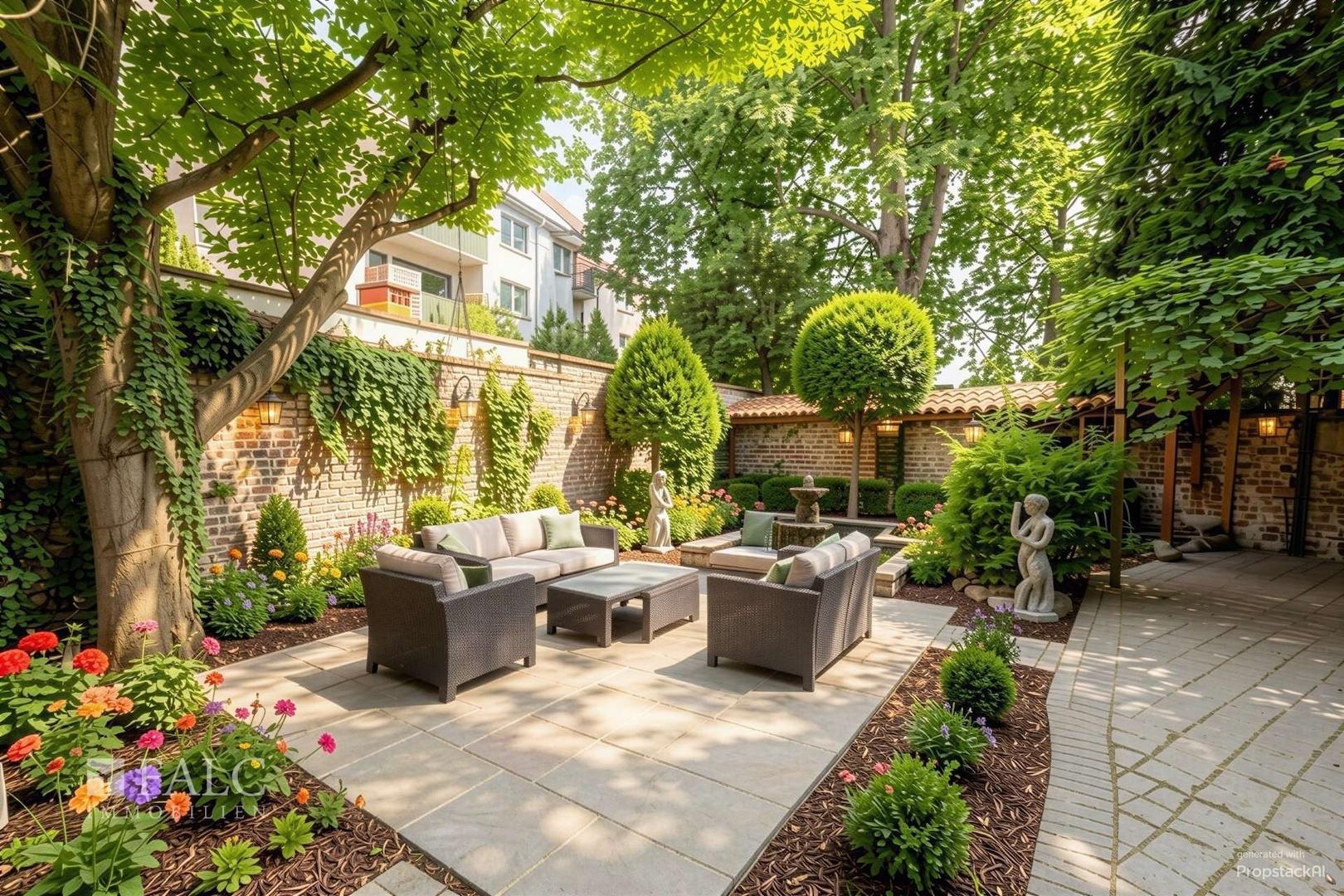 Garten Idee 1 - (KI generiert)